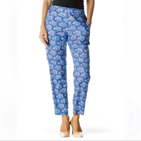 J crew silk pull on pant - Picture 1 of 3